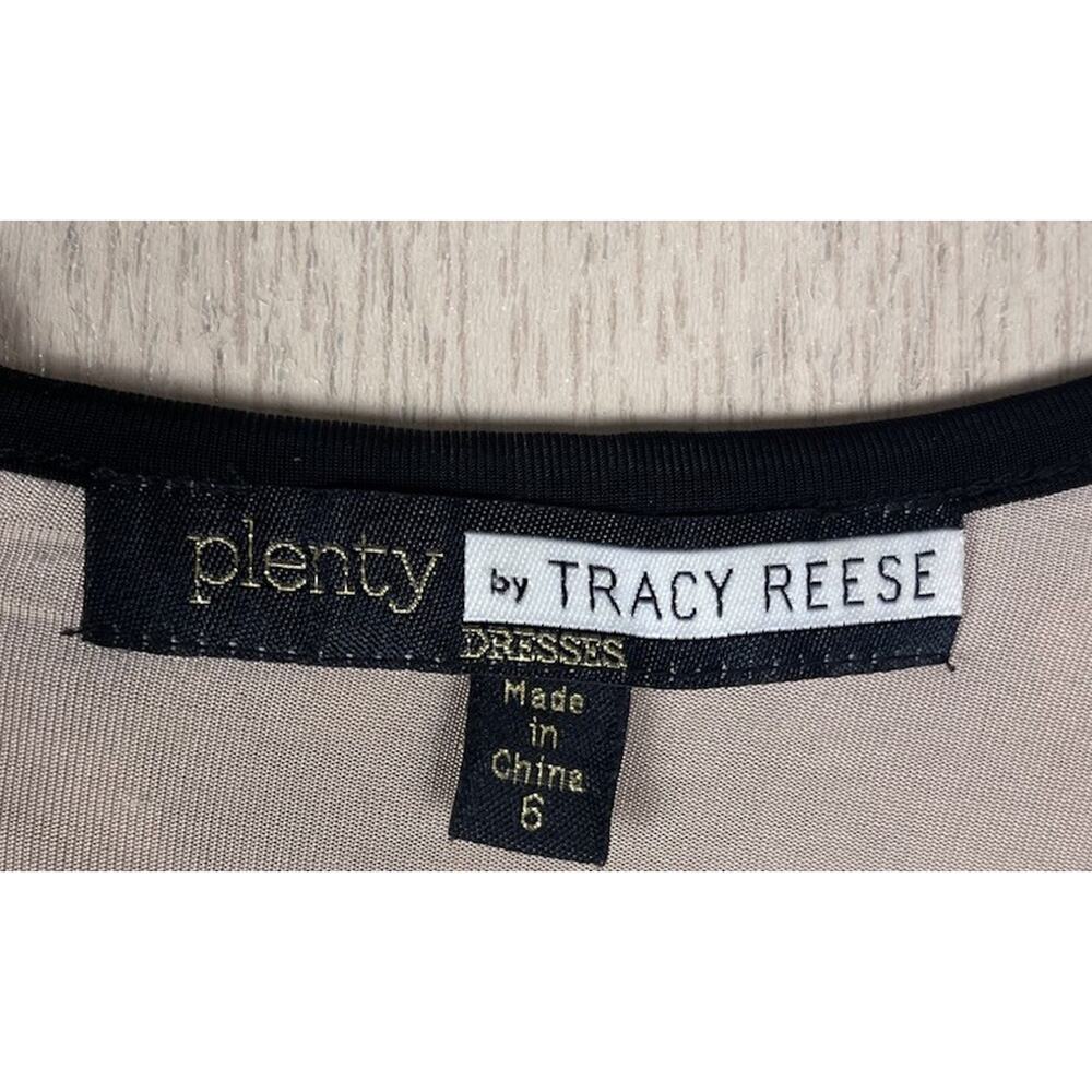 Plenty by Tracy Reese Anthropology Bodycon Black Lace Nude lined Size 6 - Picture 5 of 6